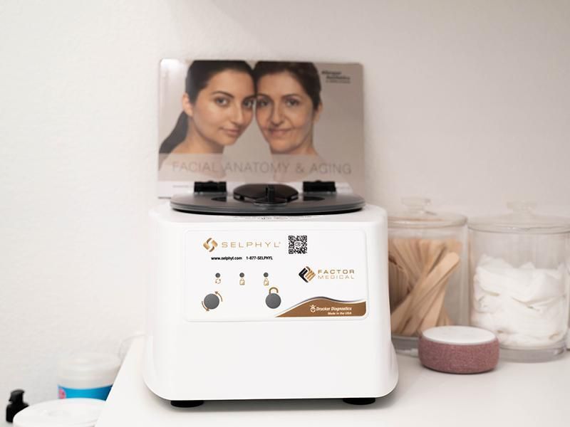 Medical device with educational materials on aging.