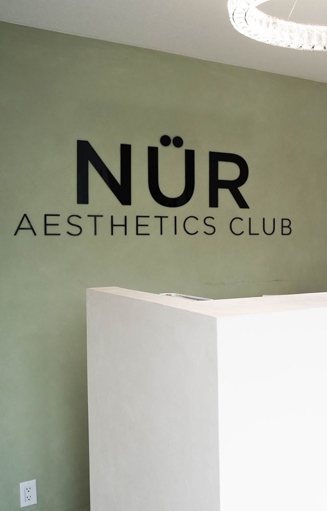 Santa Clara med spa, Nür Aesthetics ClubReception area of Nūr Aesthetics Club.