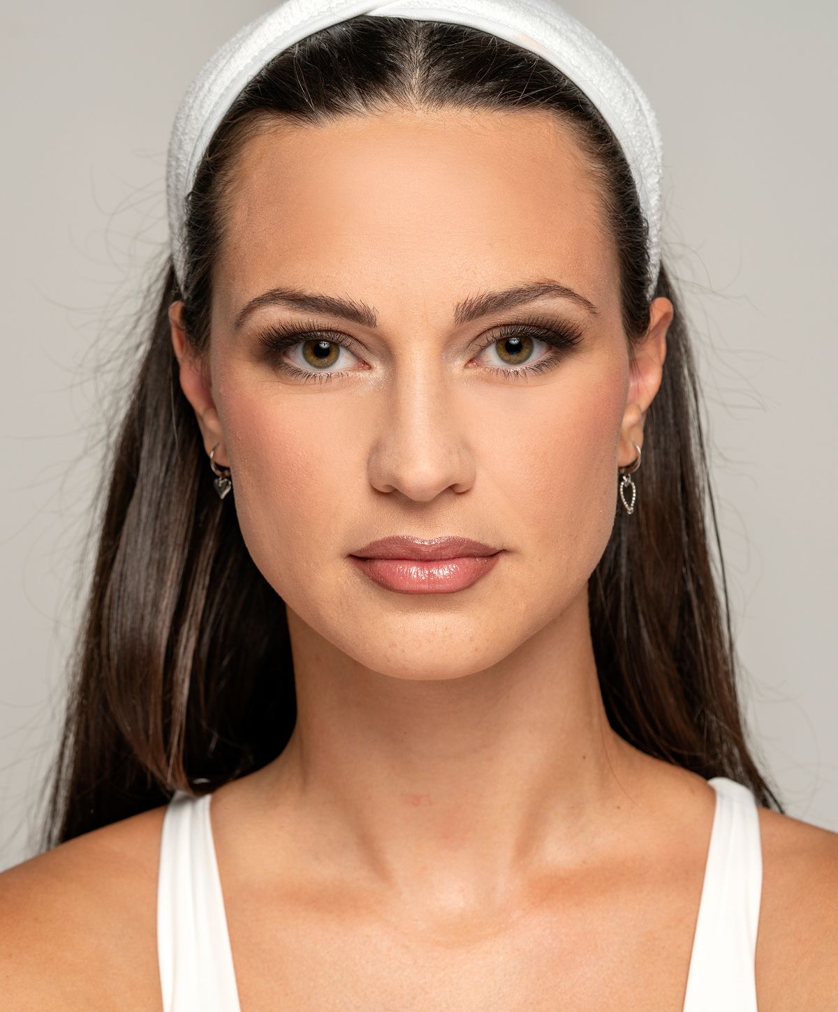 Young PRP model with long brown hair and blue eyes.