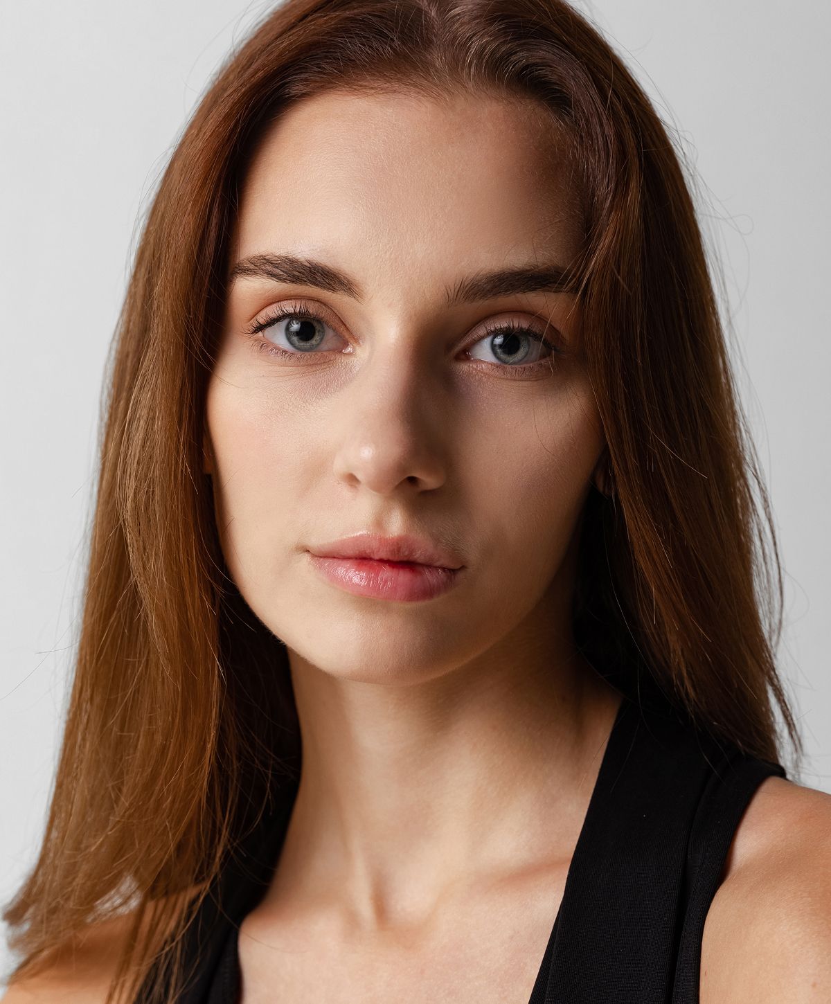 Dysport model with long hair.